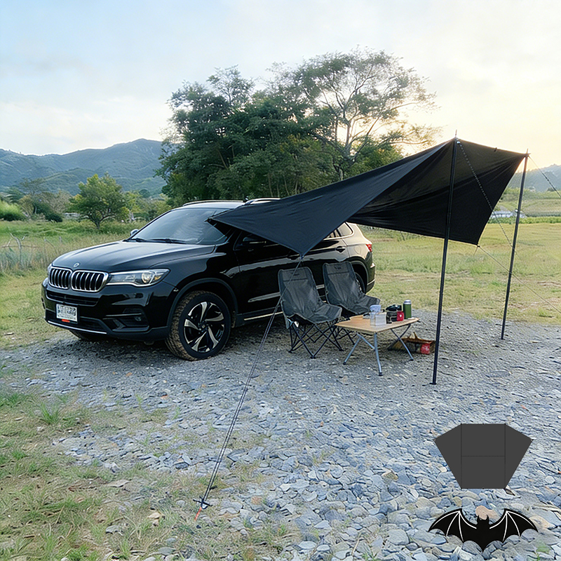Bat Shape Car Side Awning Blac - Outdoor Camping Car Tail Tent recensie en prijs
