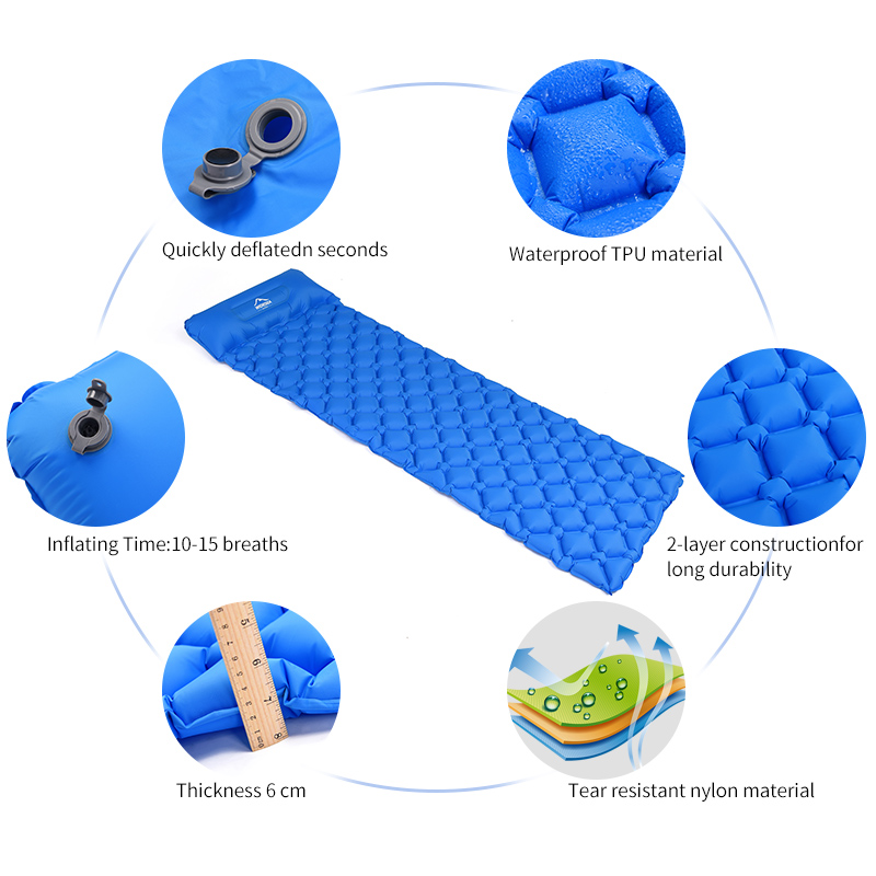 Widesea Camping Sleeping Pad I - Outdoor Inflatable Camping Tent With Air Pump recensie en prijs