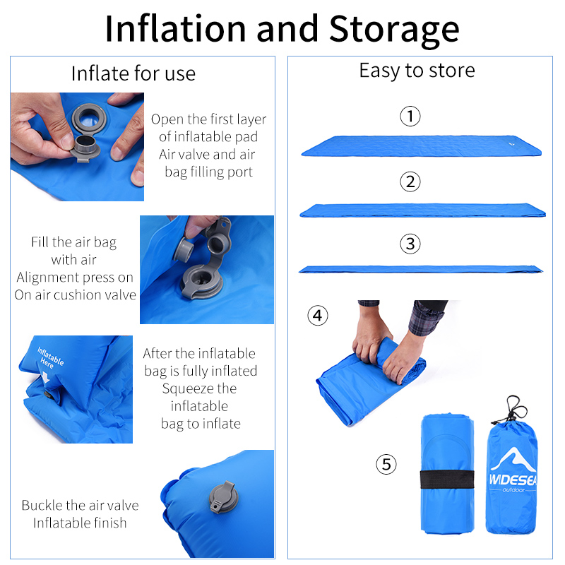 Widesea Camping Sleeping Pad I - Outdoor Inflatable Camping Tent With Air Pump recensie en prijs