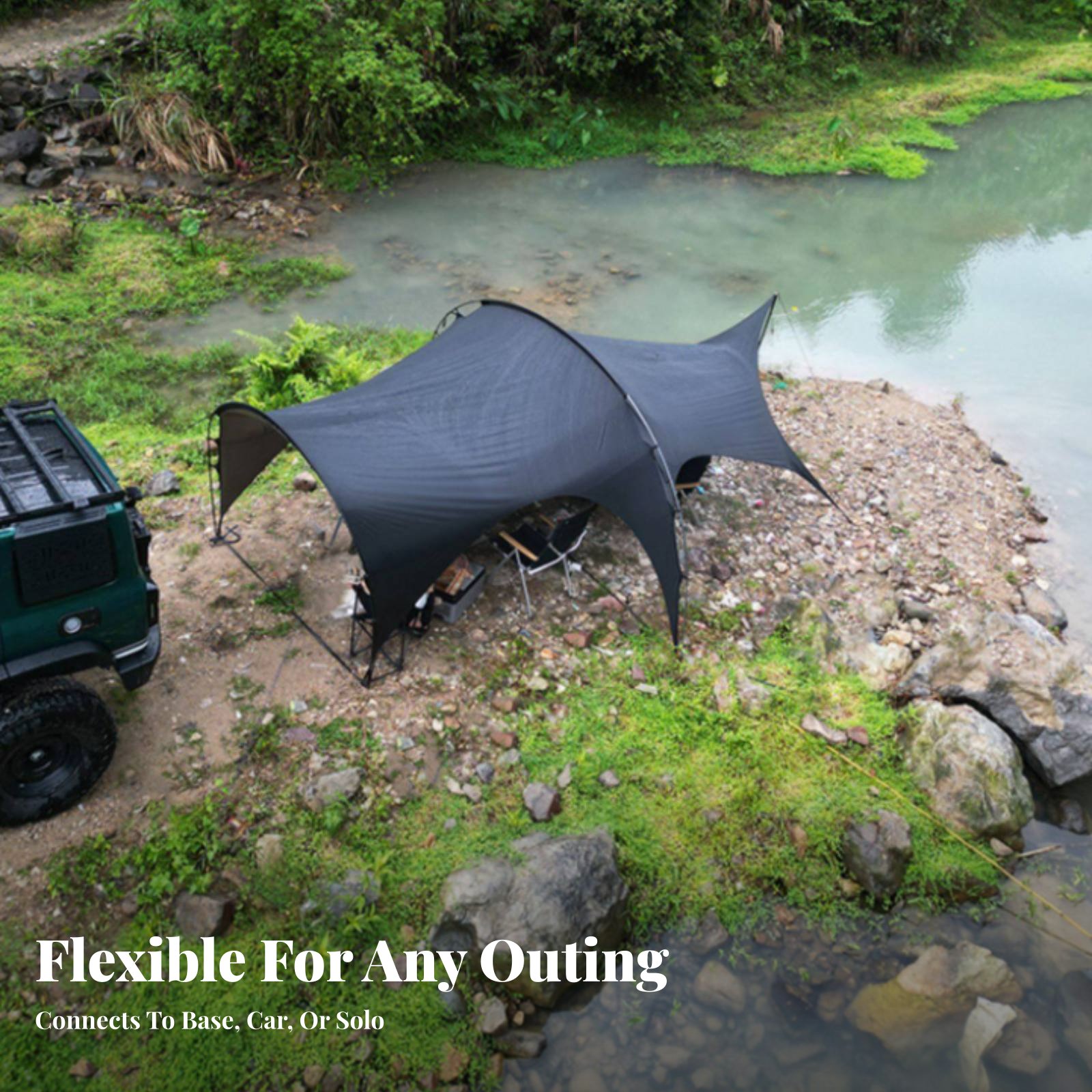Car Tail Awning Tent, UPF 50+  - Outdoor Camping Car Tail Tent recensie en prijs