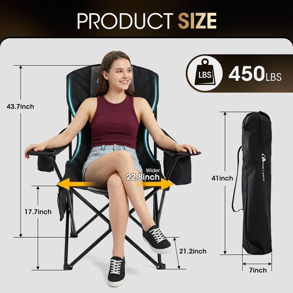 Durable 450 lbs Capacity High  - Outdoor Camping High Chair recensie en prijs