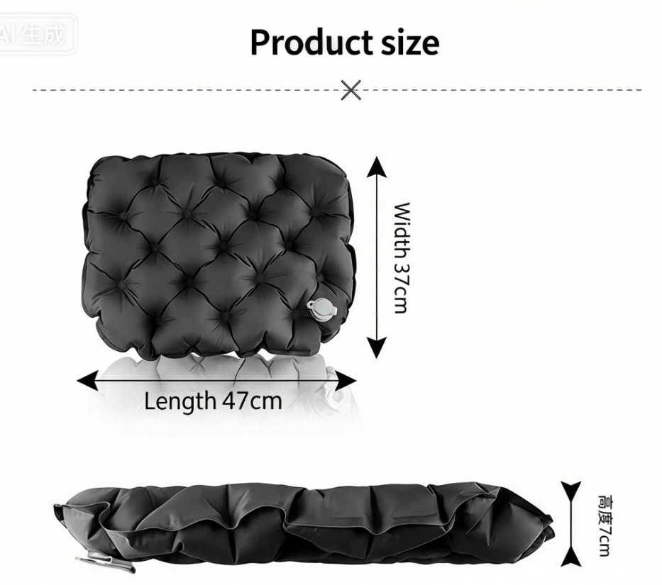 Portable Inflatable Seat Cushi - Outdoor Camping Floor Mat recensie en prijs