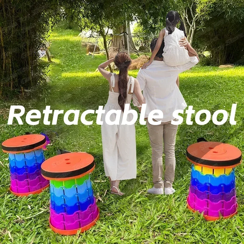 Thickened Rainbow Retractable  - Outdoor Camping High Chair recensie en prijs