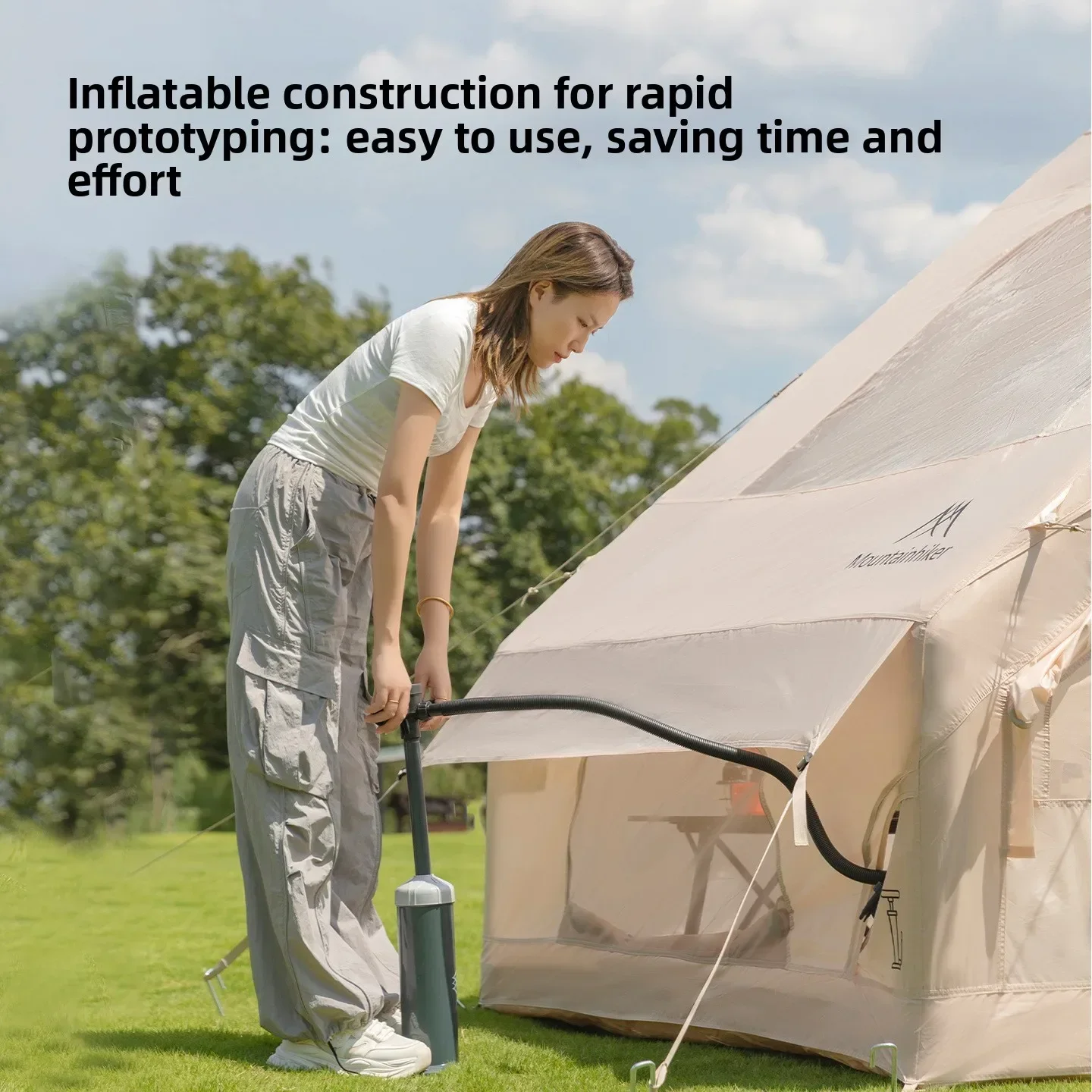 MOUNTAINHIKER 6.3㎡ Extra Large - Outdoor Camping Inflatable Tent recensie en prijs