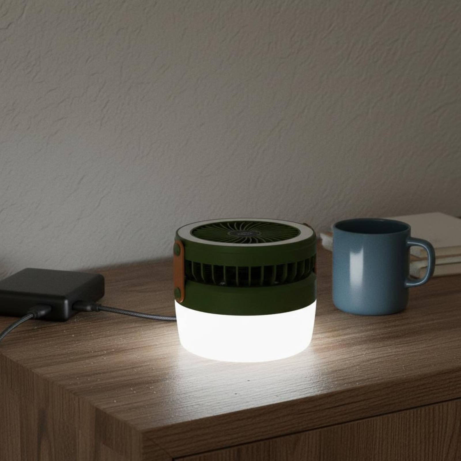 Solar Camping Fan Lantern Fold - Outdoor Camping Fans recensie en prijs