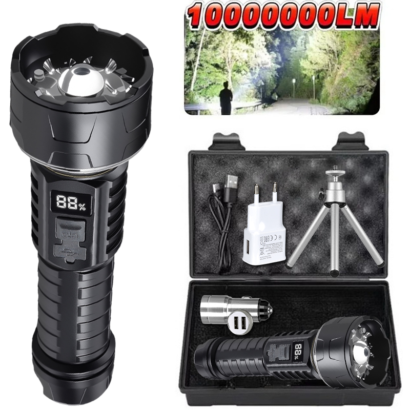 COB LED Flashlight Rechargeabl - Outdoor Camping Hiking recensie en prijs