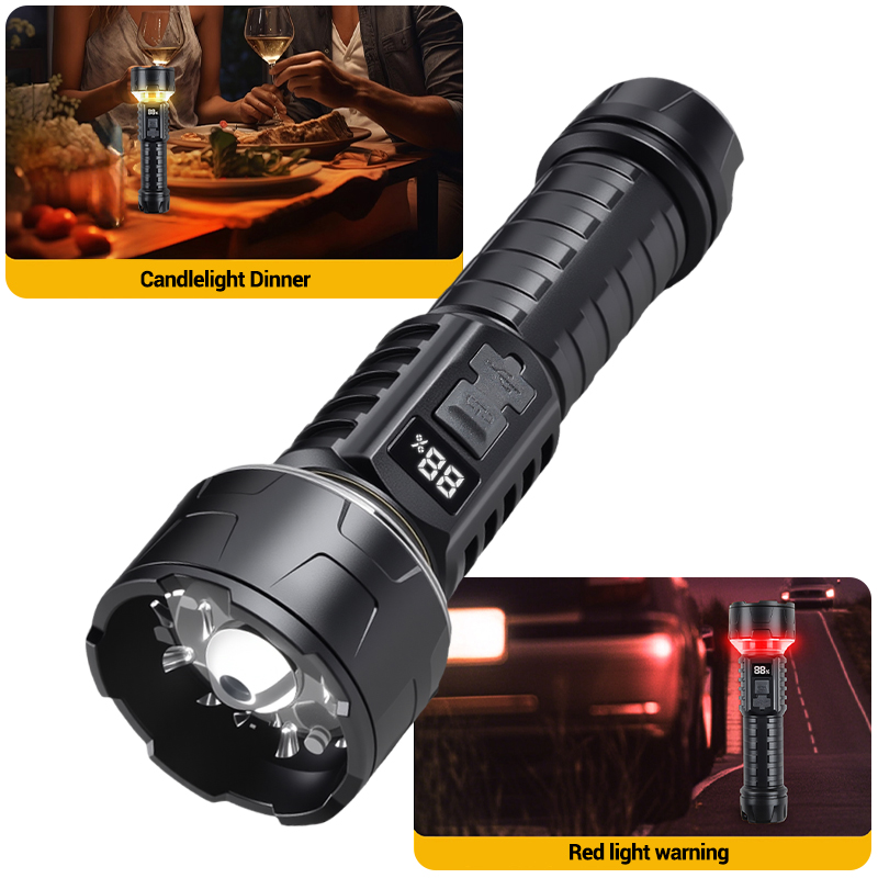 COB LED Flashlight Rechargeabl - Outdoor Camping Hiking recensie en prijs