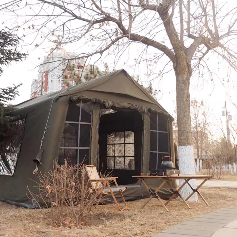 2026 9.0 Green Air Tent For 4- - Outdoor Camping Inflatable Tent recensie en prijs