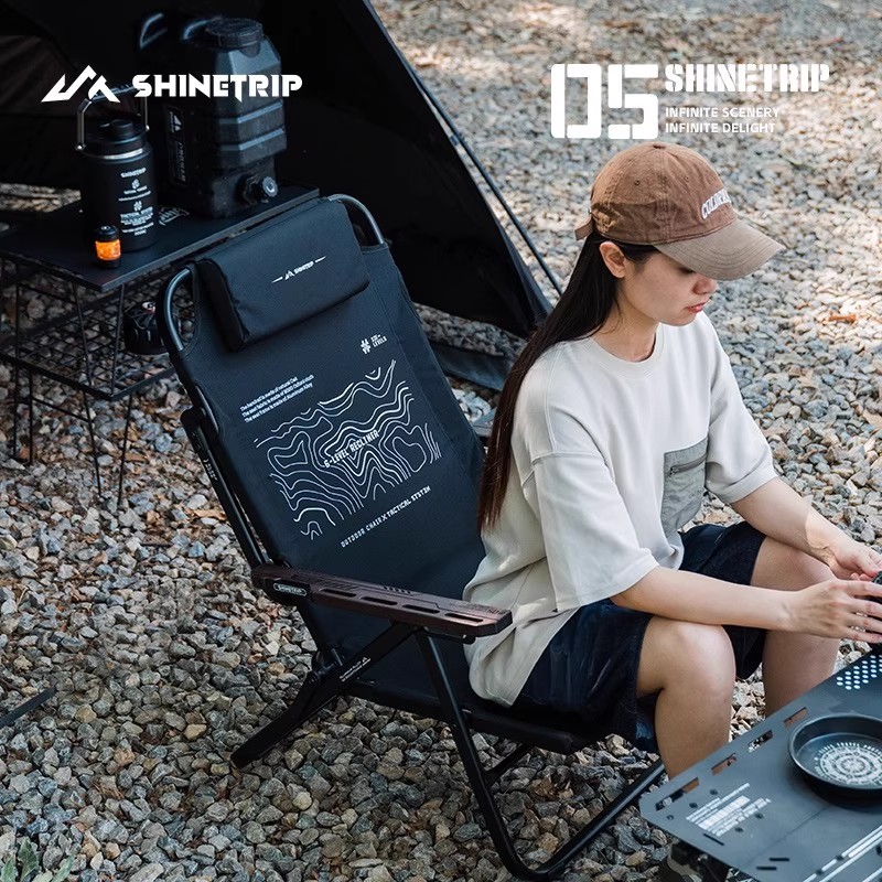 ShineTrip Outdoor Folding Loun - Outdoor Camping High Chair recensie en prijs