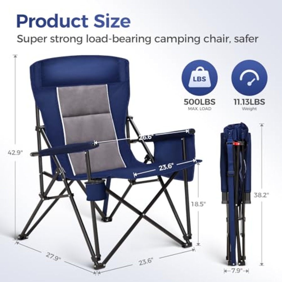 Heavy Duty High Back Camping C - Outdoor Camping High Chair recensie en prijs