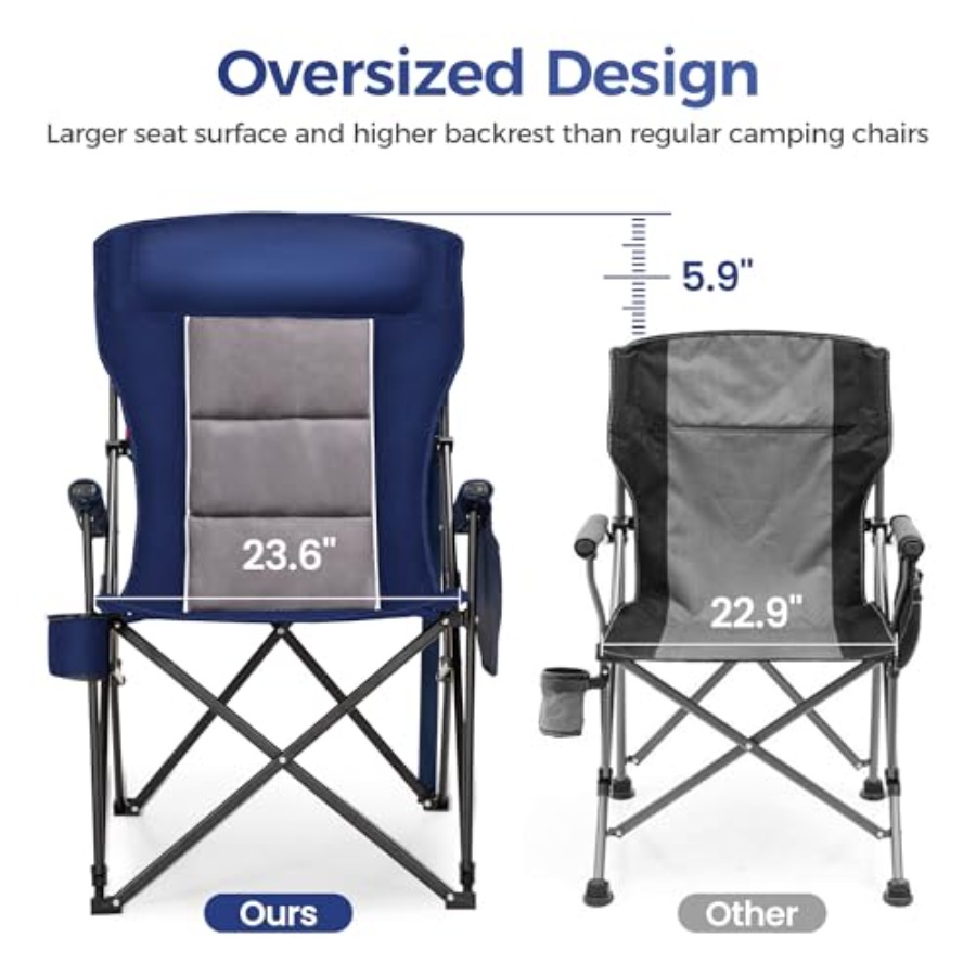 Heavy Duty High Back Camping C - Outdoor Camping High Chair recensie en prijs