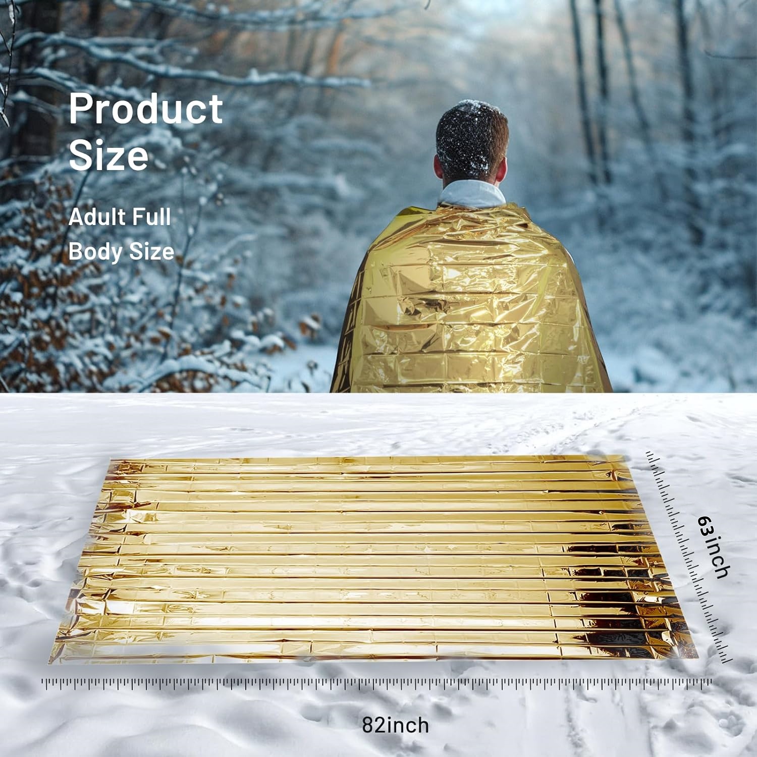 5-30Pc Outdoor Emergency Gold- - Emergency Mylar Blanket recensie en prijs