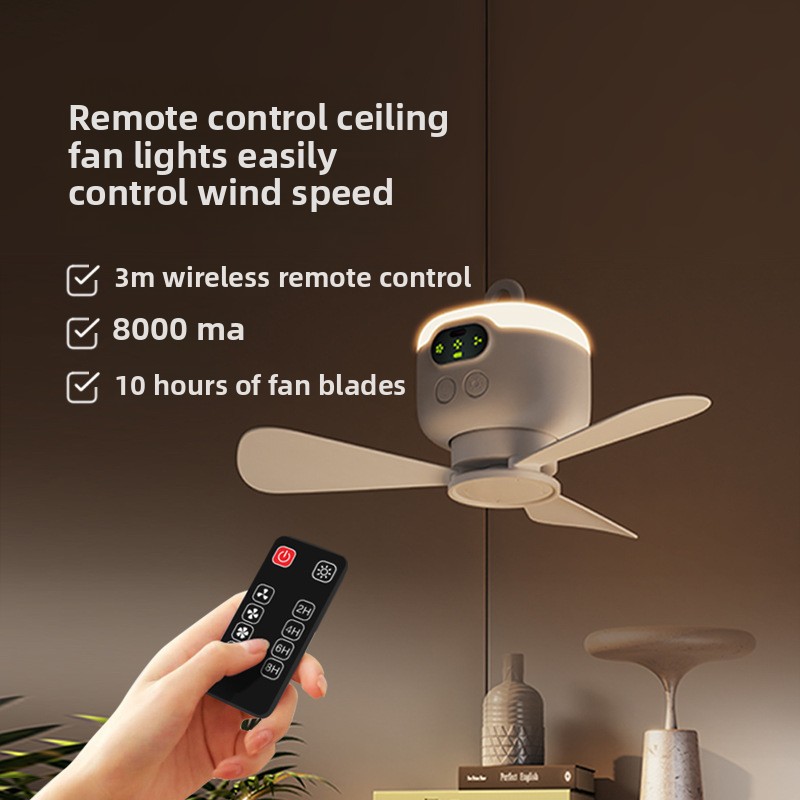 USB Rechargeable Wireless Remo - Outdoor Camping Fans recensie en prijs