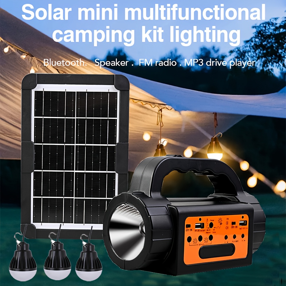 Solar Rechargeable Camping Lig - Battery Outdoor Camping recensie en prijs