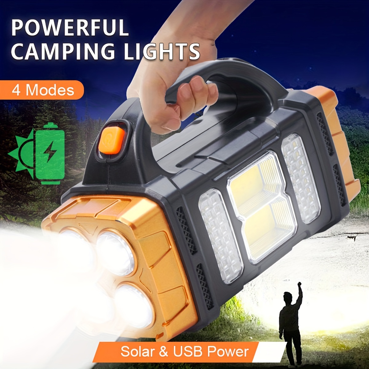 New Upgrade Rechargeable High  - Battery Outdoor Camping recensie en prijs