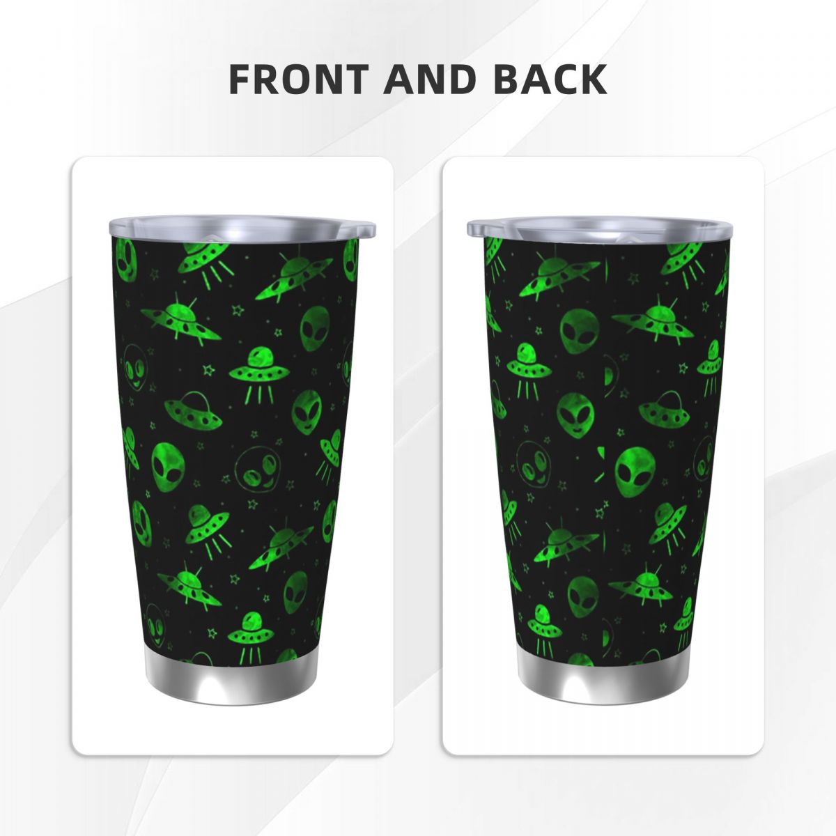 Aliens And UFOs Pattern Stainl - Vacuum Insulated Flask recensie en prijs