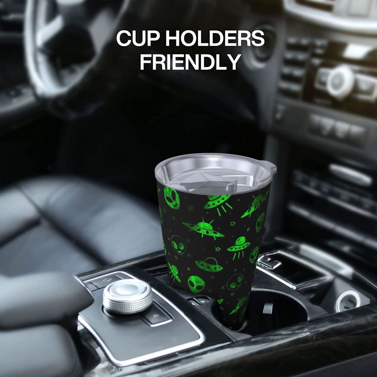 Aliens And UFOs Pattern Stainl - Vacuum Insulated Flask recensie en prijs