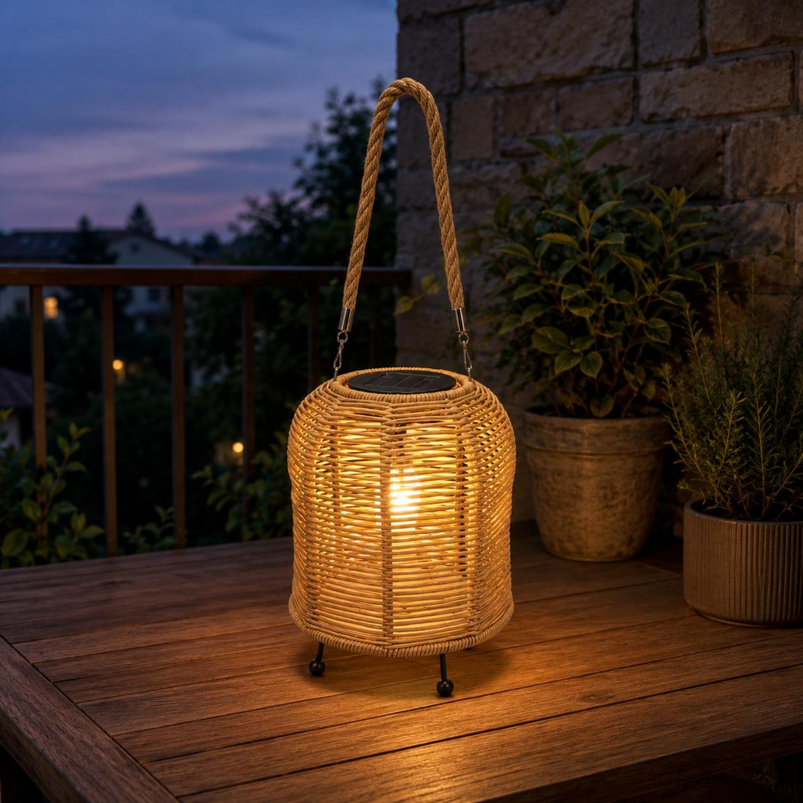 Handwoven Solar Lantern Warm L - Battery Outdoor Camping recensie en prijs