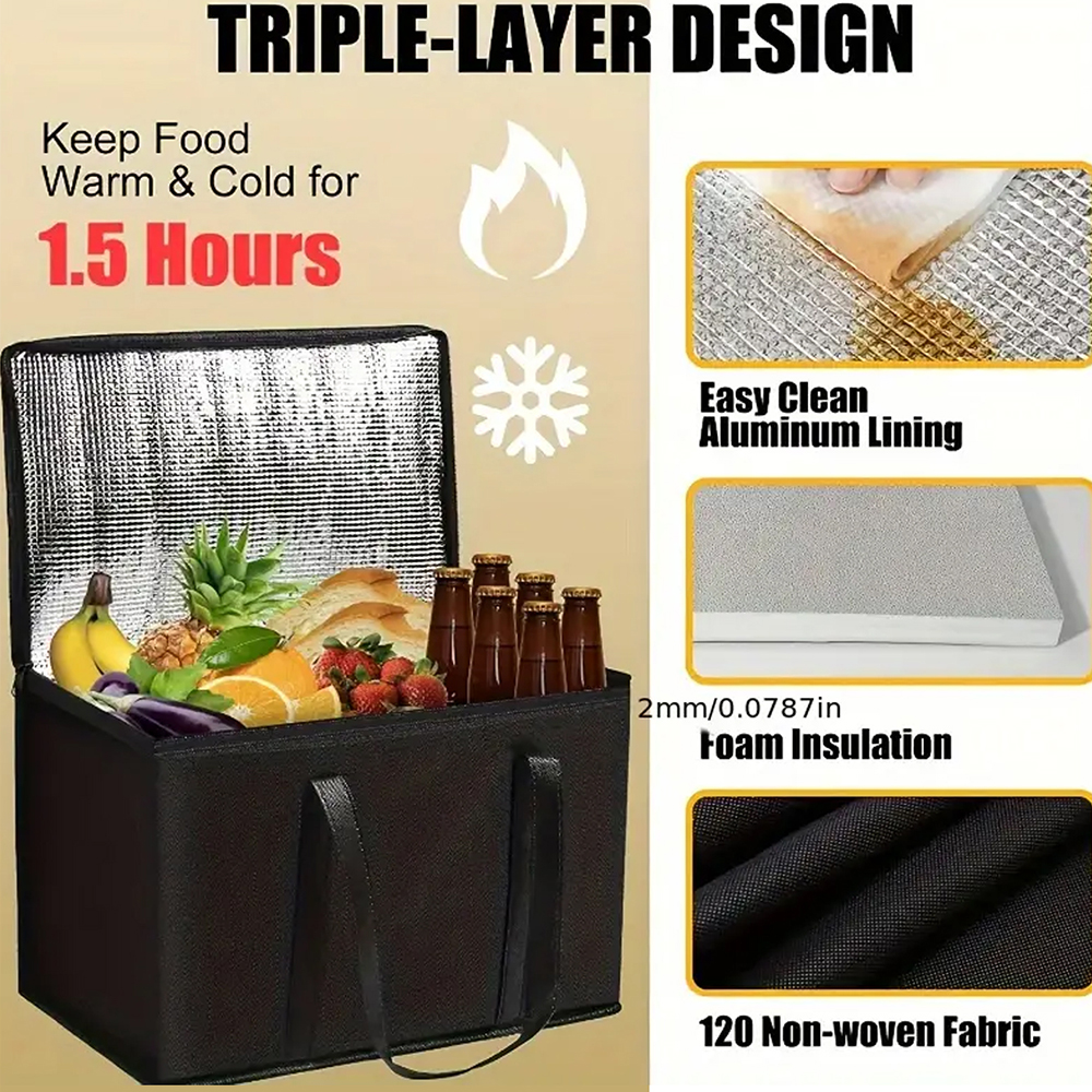 1PC Large Insulated Food Bag R - Outdoor Camping Meals recensie en prijs