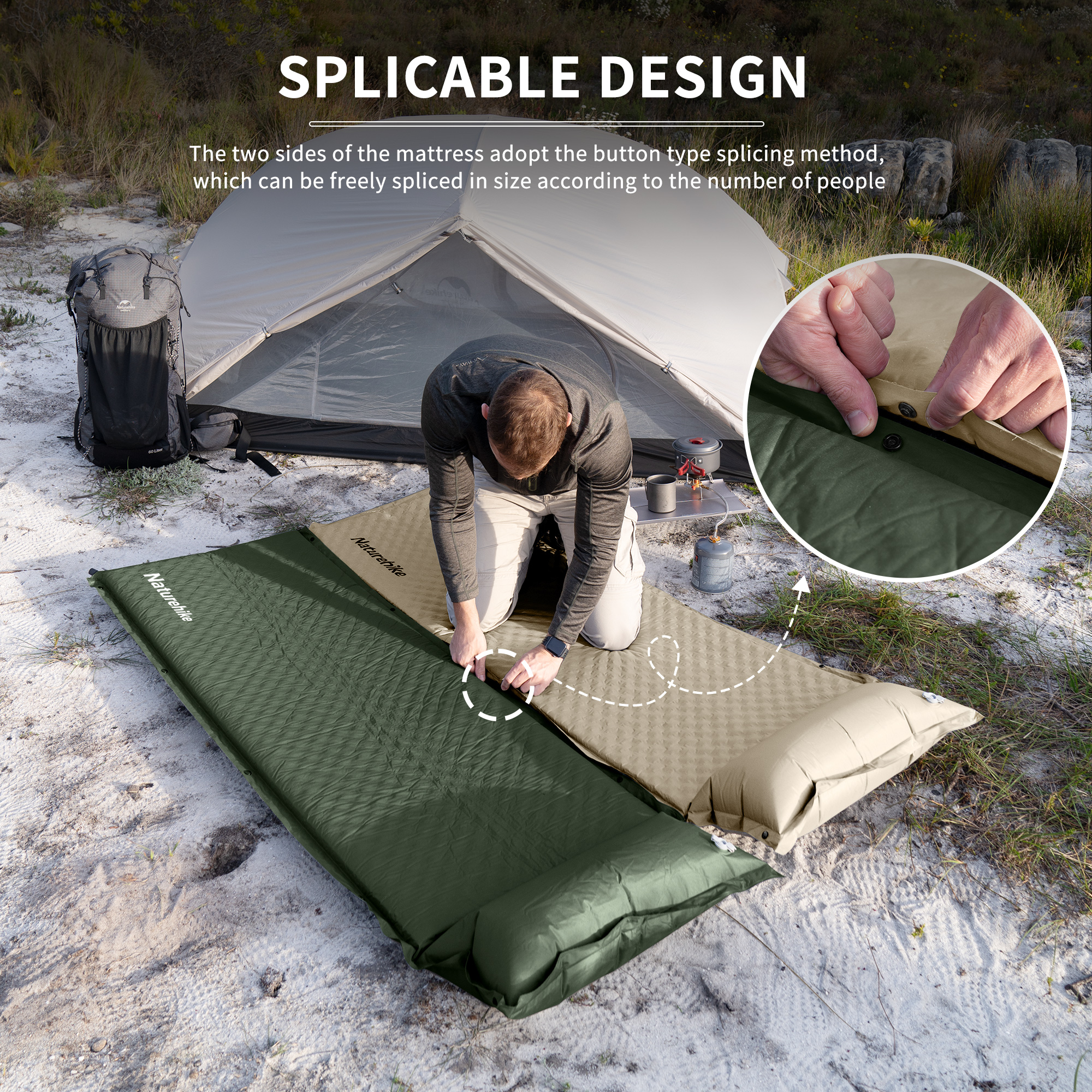 Naturehike 2025 New Camping Se - Outdoor Inflatable Camping Tent With Air Pump recensie en prijs