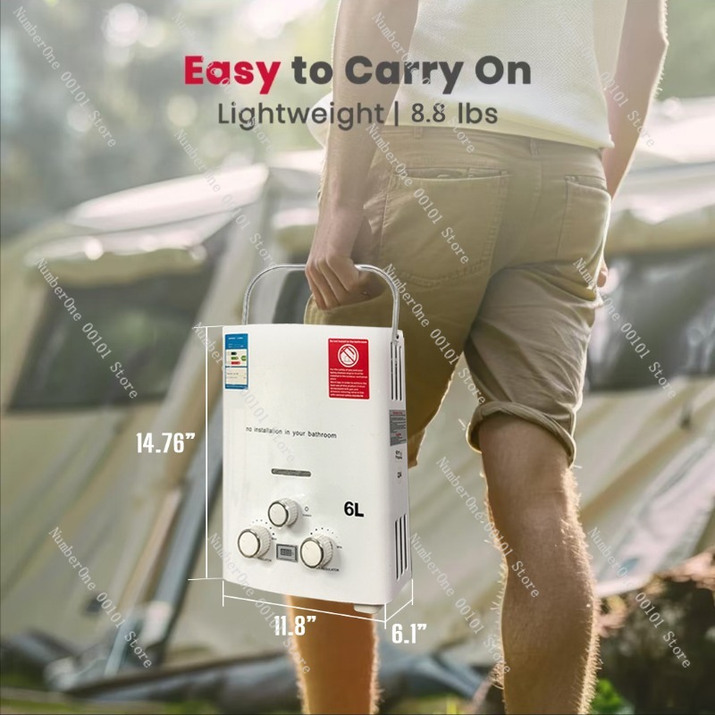 Propane LPG  Gas Tankless Wate - Outdoor Camping Hot Water Heater recensie en prijs