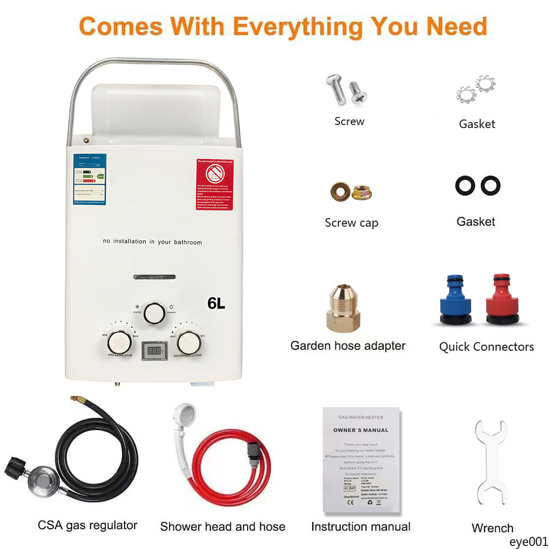 New Portable Gas Water Heater  - Outdoor Camping Hot Water Heater recensie en prijs