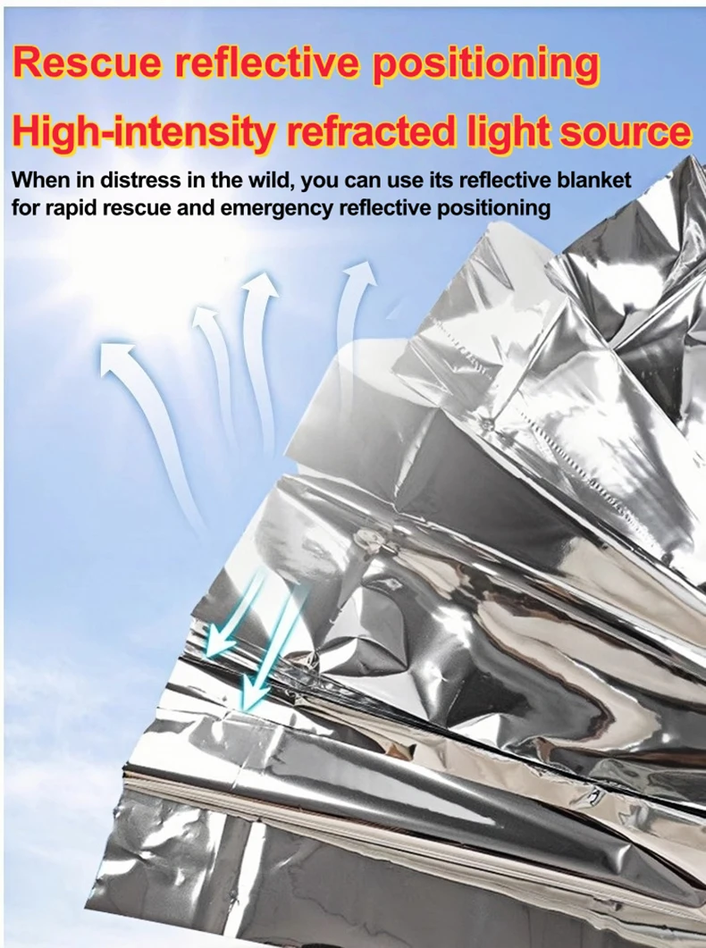 1/4pcs Emergency Mylar Thermal - Emergency Mylar Blanket recensie en prijs