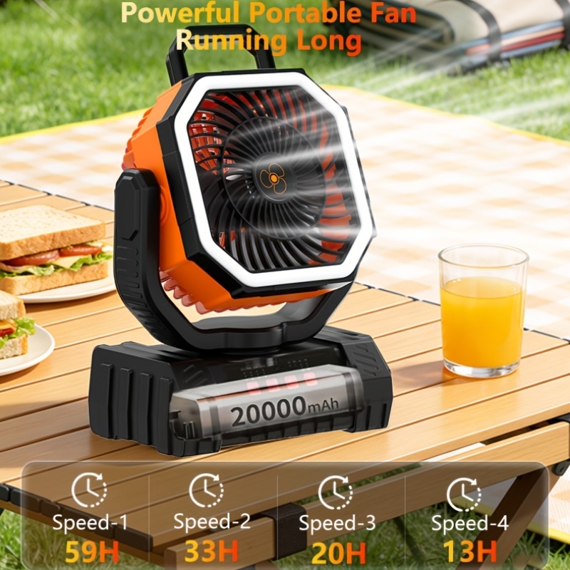us20000mAh Battery Powered Cam - Outdoor Camping Fans recensie en prijs