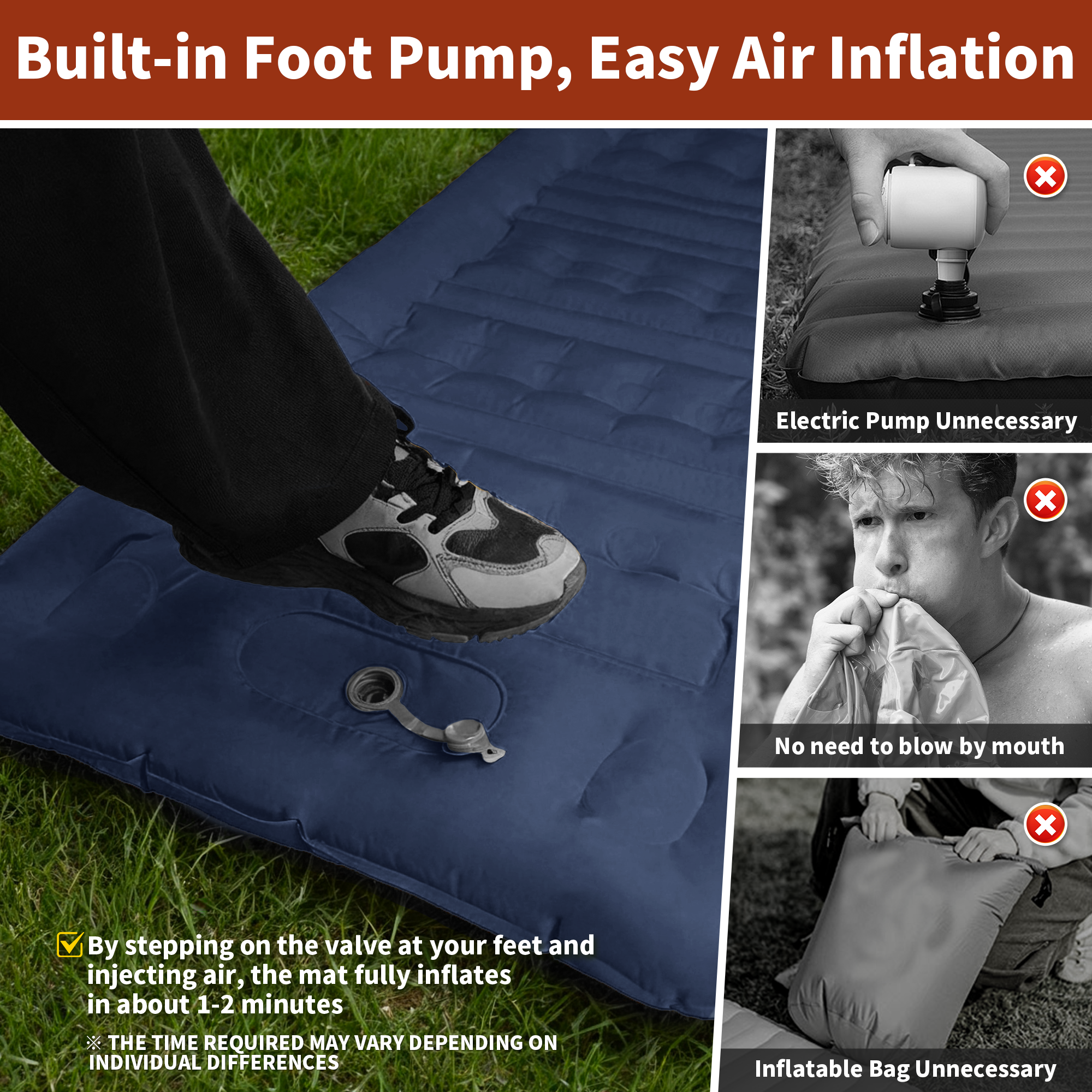 MAPLEAF 12cm Air Mattress Camp - Outdoor Inflatable Camping Tent With Air Pump recensie en prijs