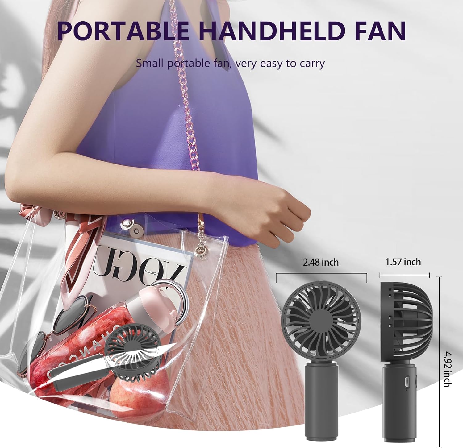 Mini Handheld Fan 4-Pack USB R - Outdoor Camping Fans recensie en prijs