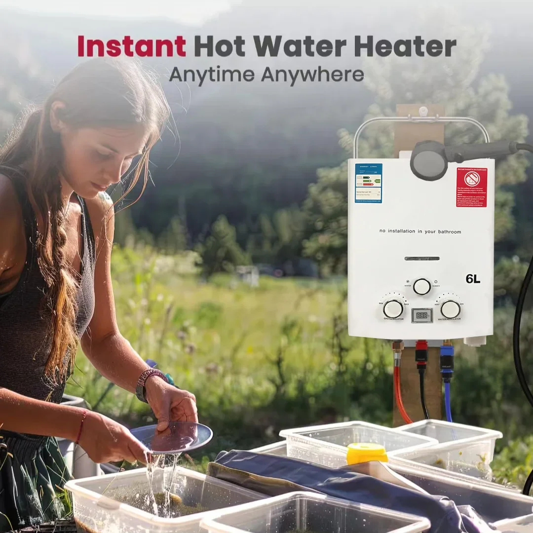 LPG Propane Gas Tankless Water - Outdoor Camping Hot Water Heater recensie en prijs