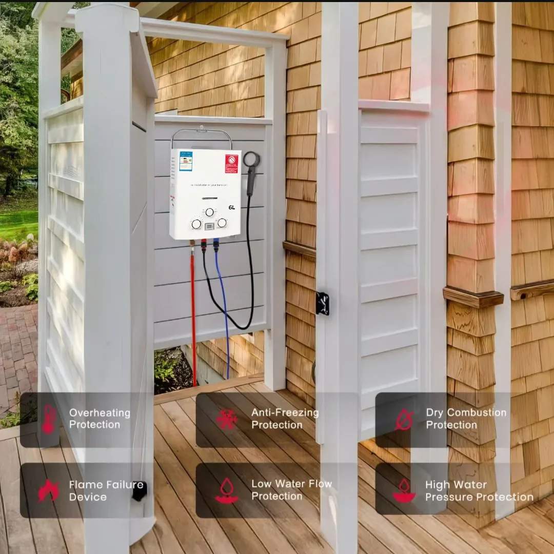 LPG Propane Gas Tankless Water - Outdoor Camping Hot Water Heater recensie en prijs