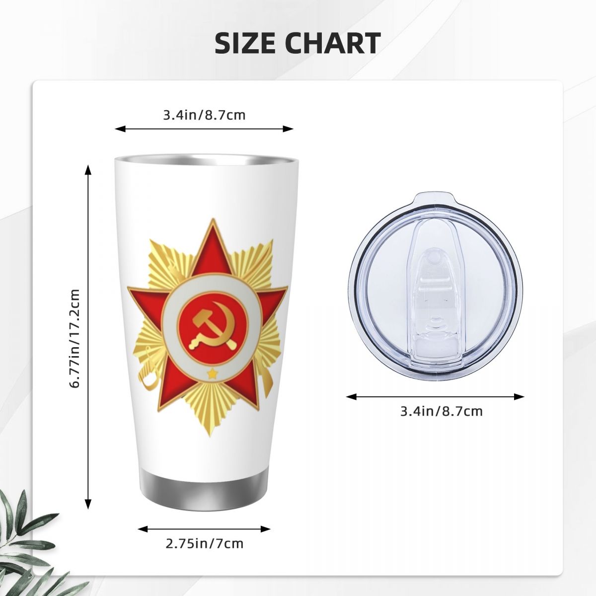 CCCP Star Soviet Union USSR St - Vacuum Insulated Flask recensie en prijs