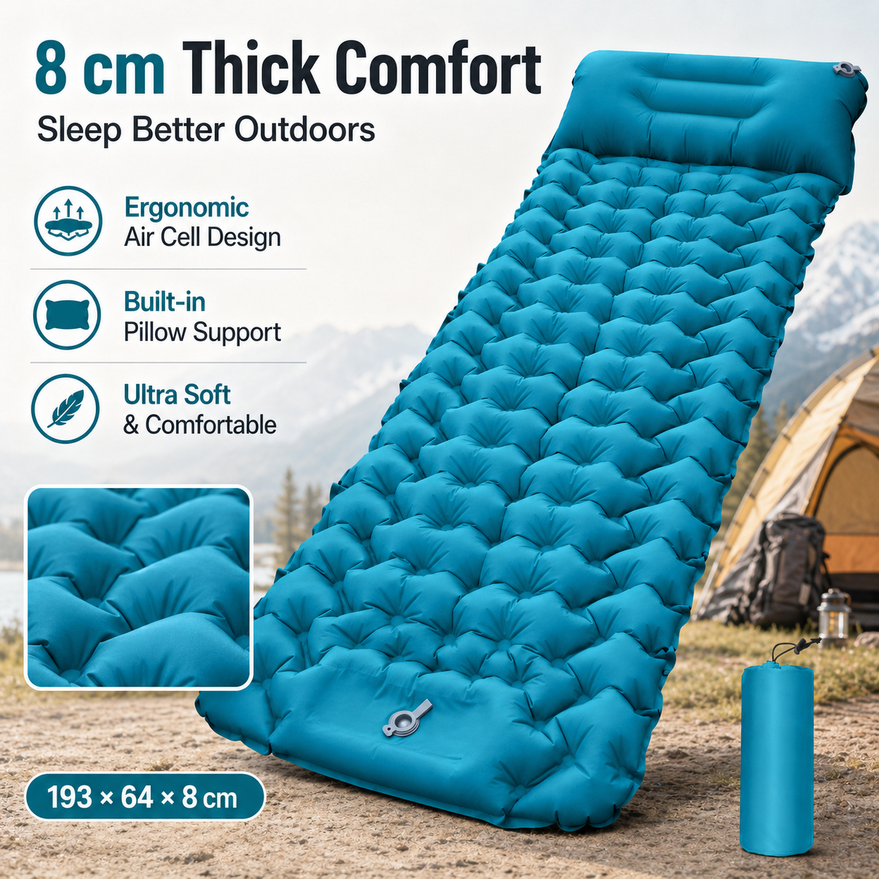 Ultralight Inflatable Camping  - Outdoor Camping Floor Mat recensie en prijs