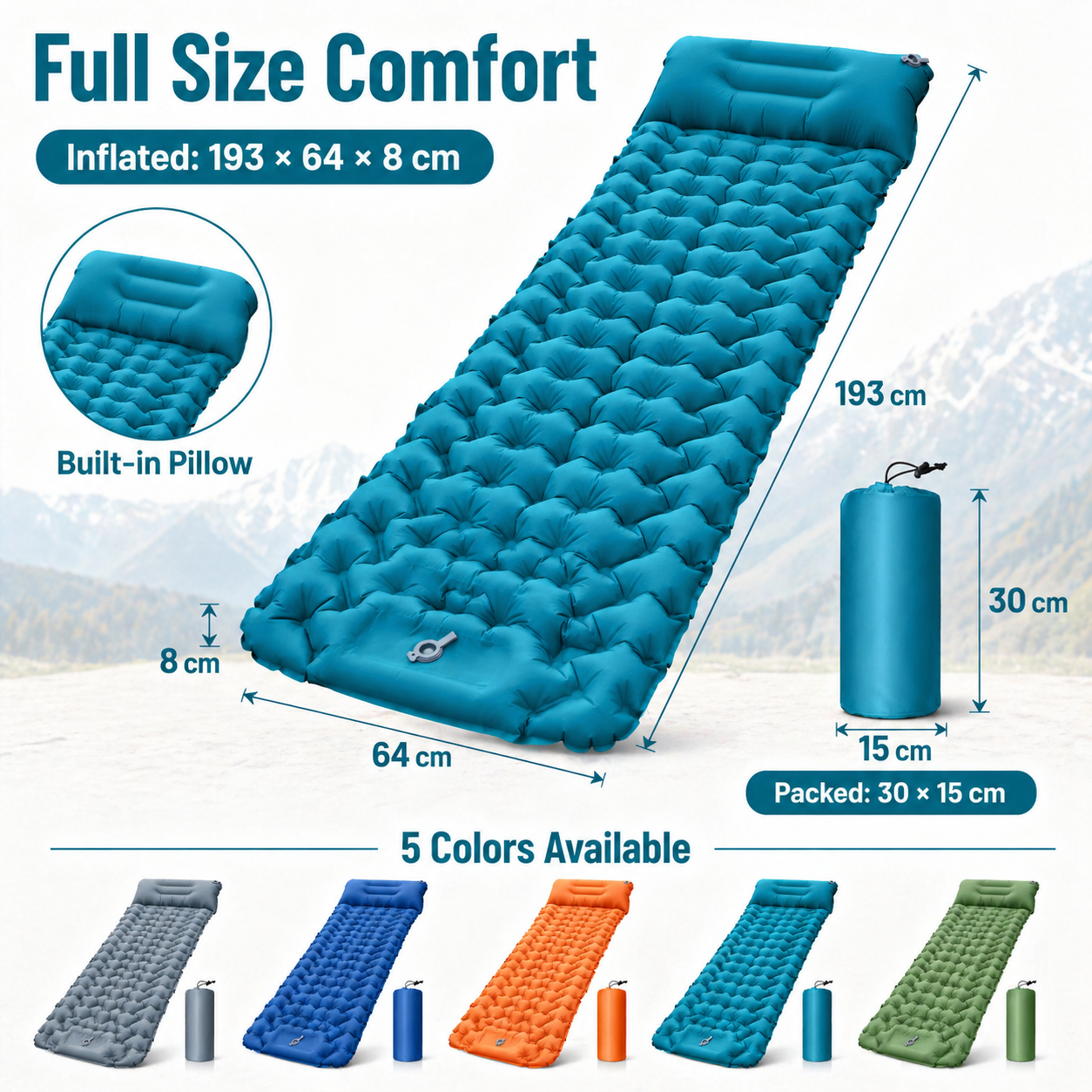 Ultralight Inflatable Camping  - Outdoor Camping Floor Mat recensie en prijs