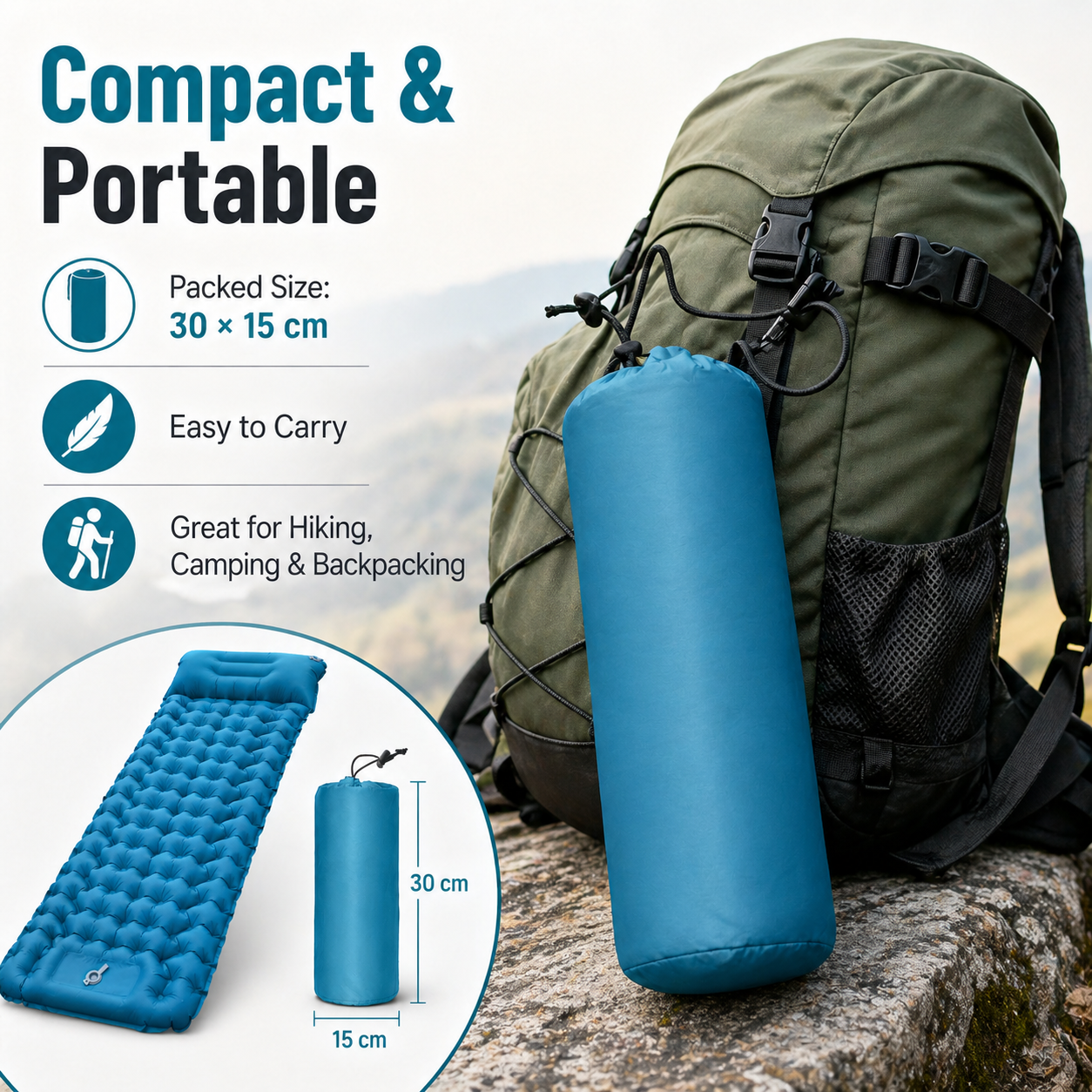 Ultralight Inflatable Camping  - Outdoor Camping Floor Mat recensie en prijs
