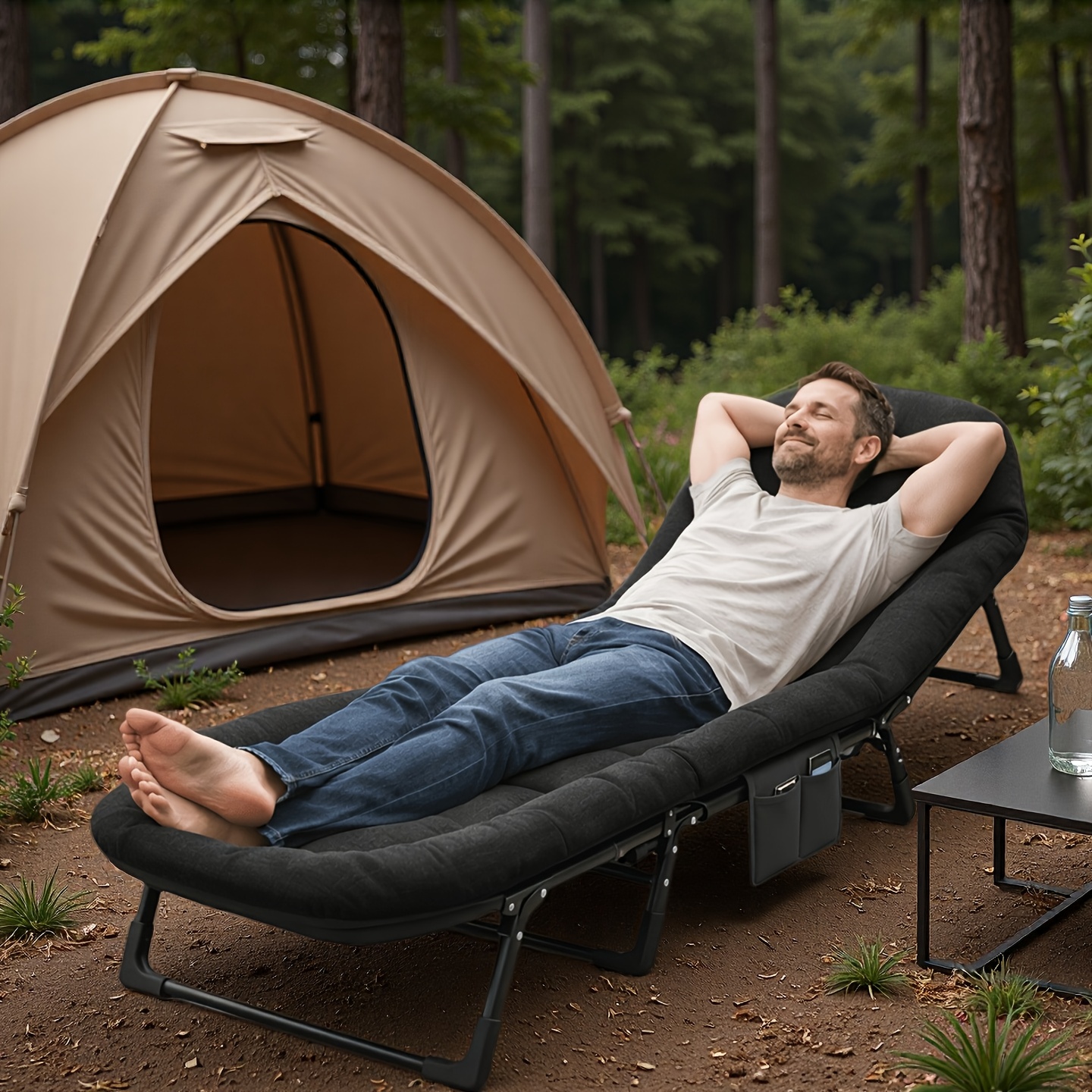 Portable Folding Camp Cot for  - Outdoor Camping Mattress recensie en prijs