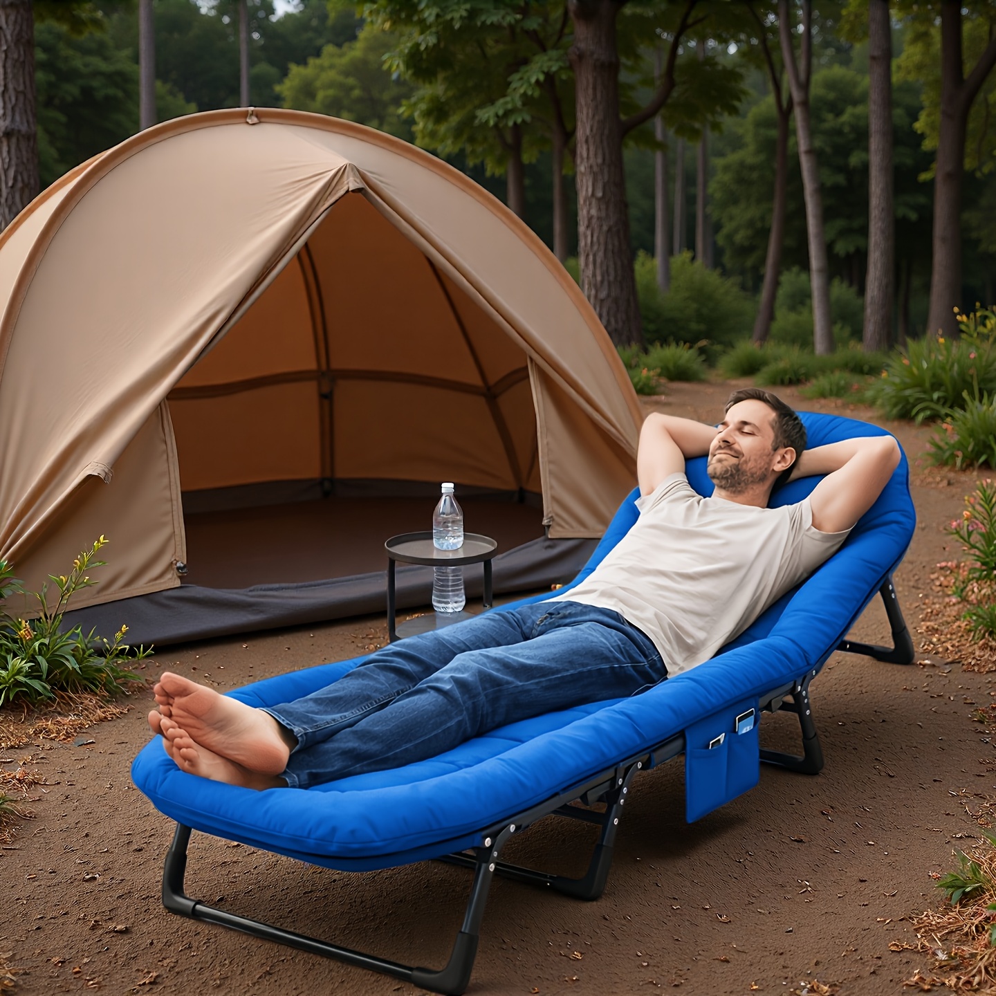 Portable Folding Camp Cot for  - Outdoor Camping Mattress recensie en prijs