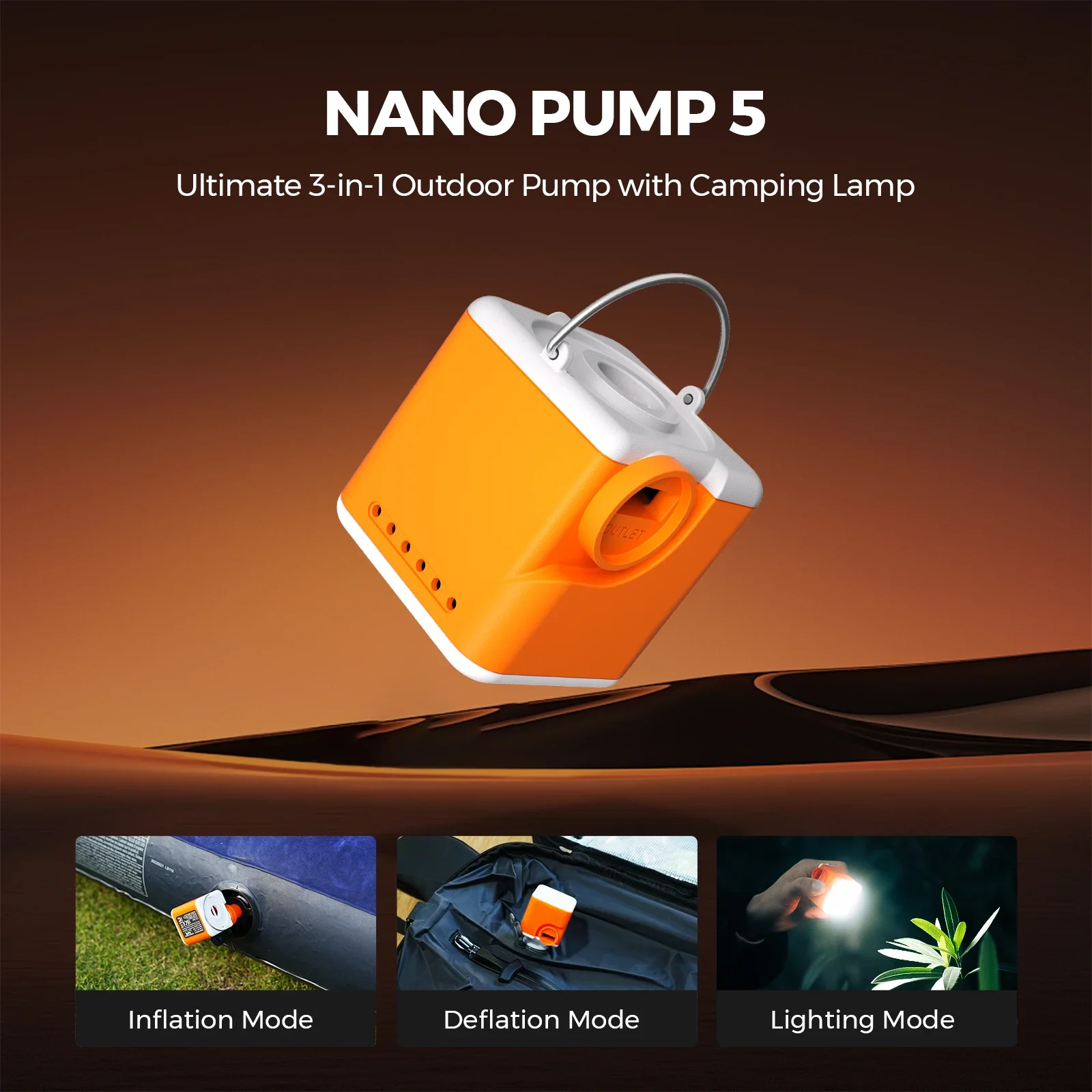 VOLLYC Electric Air Pump, Air  - Outdoor Inflatable Camping Tent With Air Pump recensie en prijs