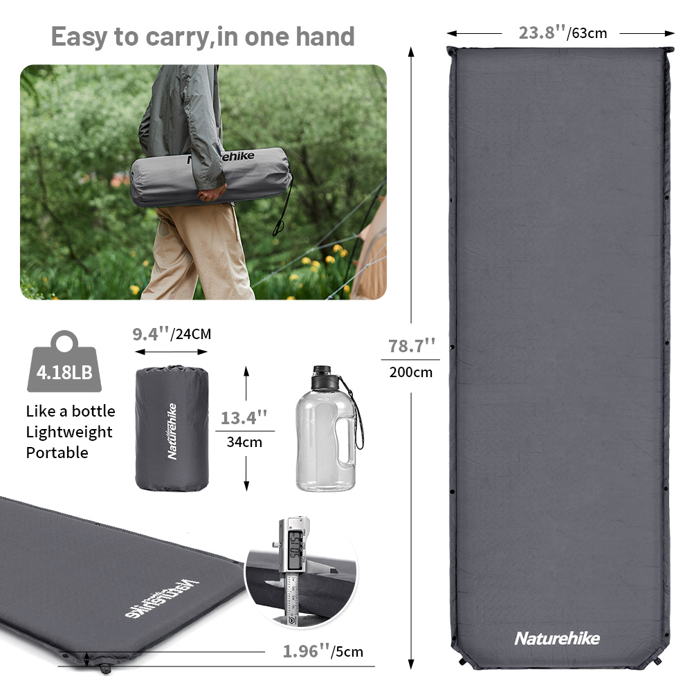 Naturehike Self-inflating Matt - Outdoor Inflatable Camping Tent With Air Pump recensie en prijs