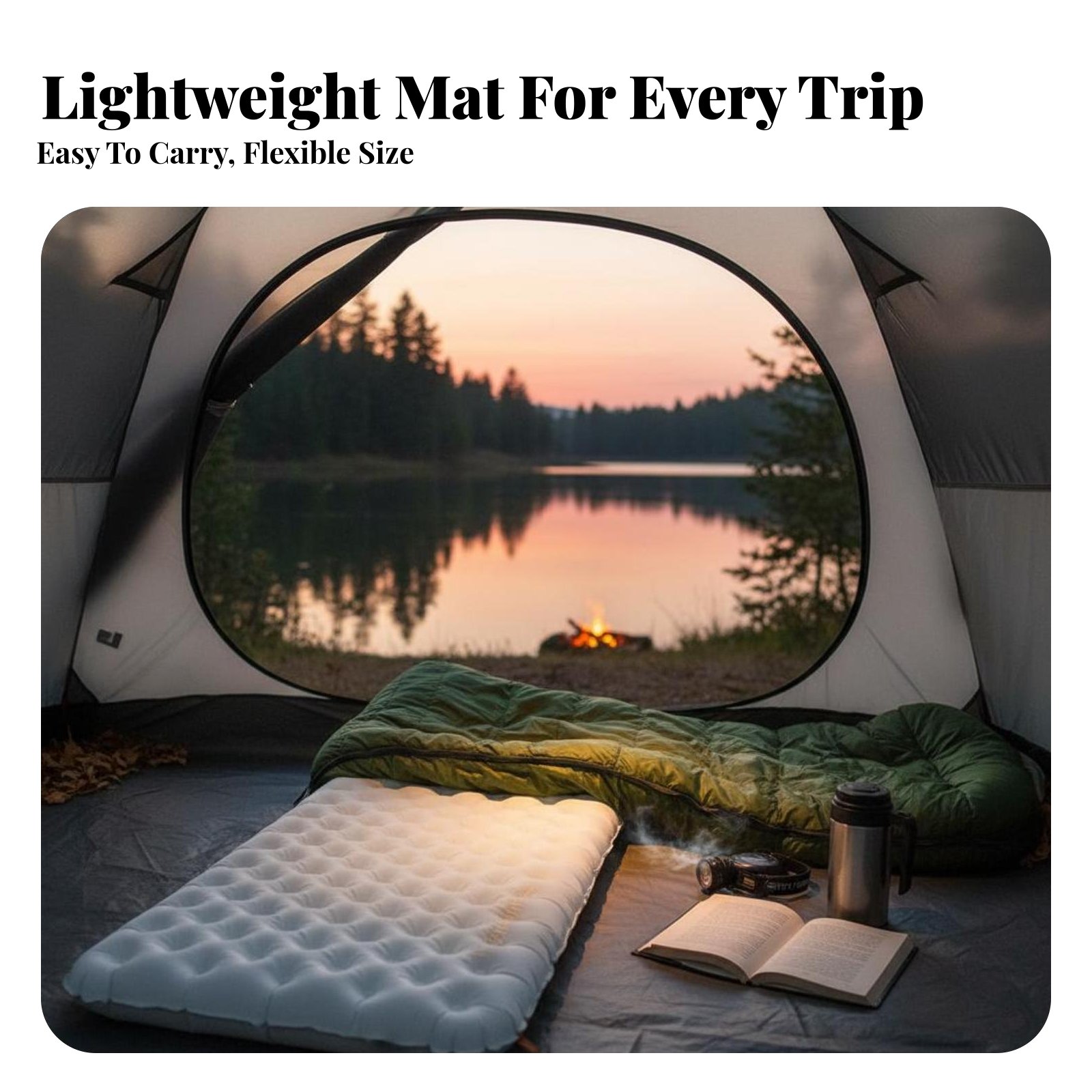 Inflatable Sleeping Pad, Light - Outdoor Camping Inflatable Tent recensie en prijs